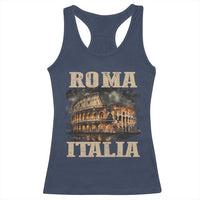 Roma Italia Colosseum Racerback Tank Top Vintage Italy Rome