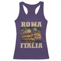 Roma Italia Colosseum Racerback Tank Top Vintage Italy Rome