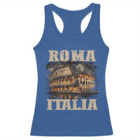 Roma Italia Colosseum Racerback Tank Top Vintage Italy Rome