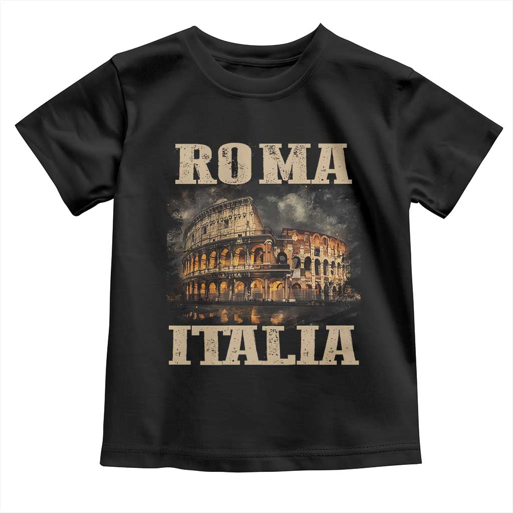 Roma Italia Colosseum Toddler T Shirt Vintage Italy Rome
