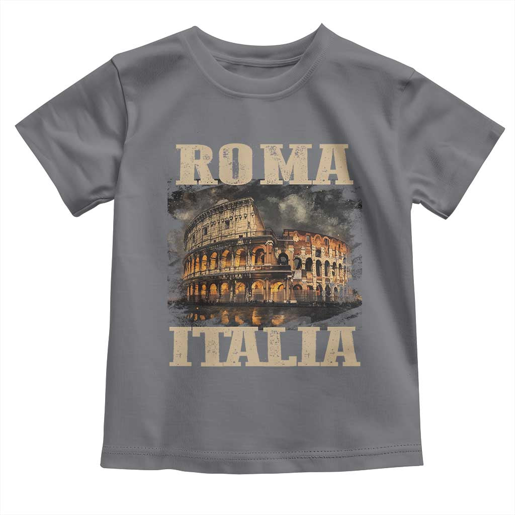 Roma Italia Colosseum Toddler T Shirt Vintage Italy Rome