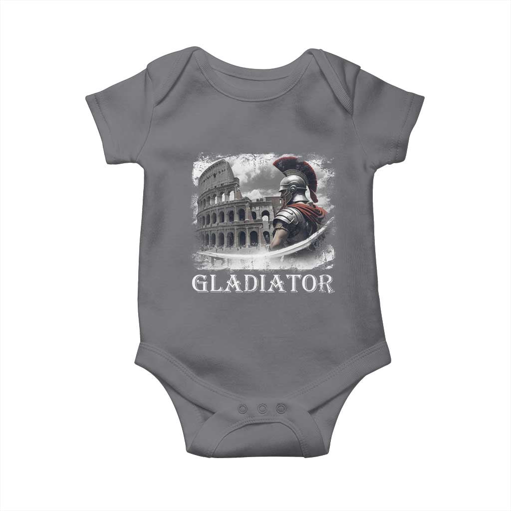 Gladiator Roman Warrior Colosseum Baby Onesie