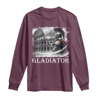Gladiator Roman Warrior Colosseum Long Sleeve Shirt