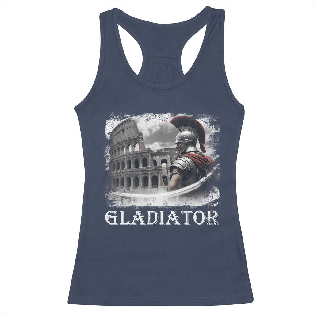 Gladiator Roman Warrior Colosseum Racerback Tank Top