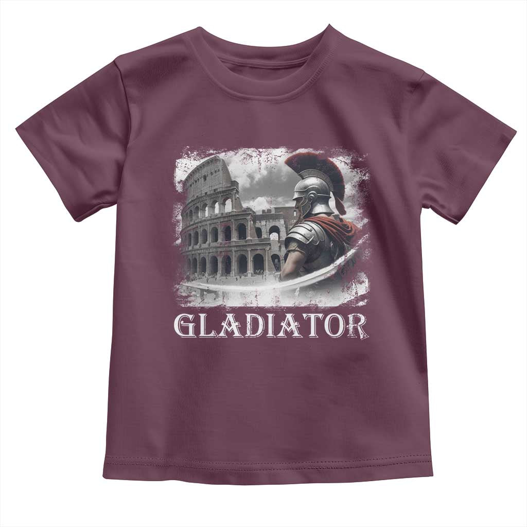 Gladiator Roman Warrior Colosseum Toddler T Shirt