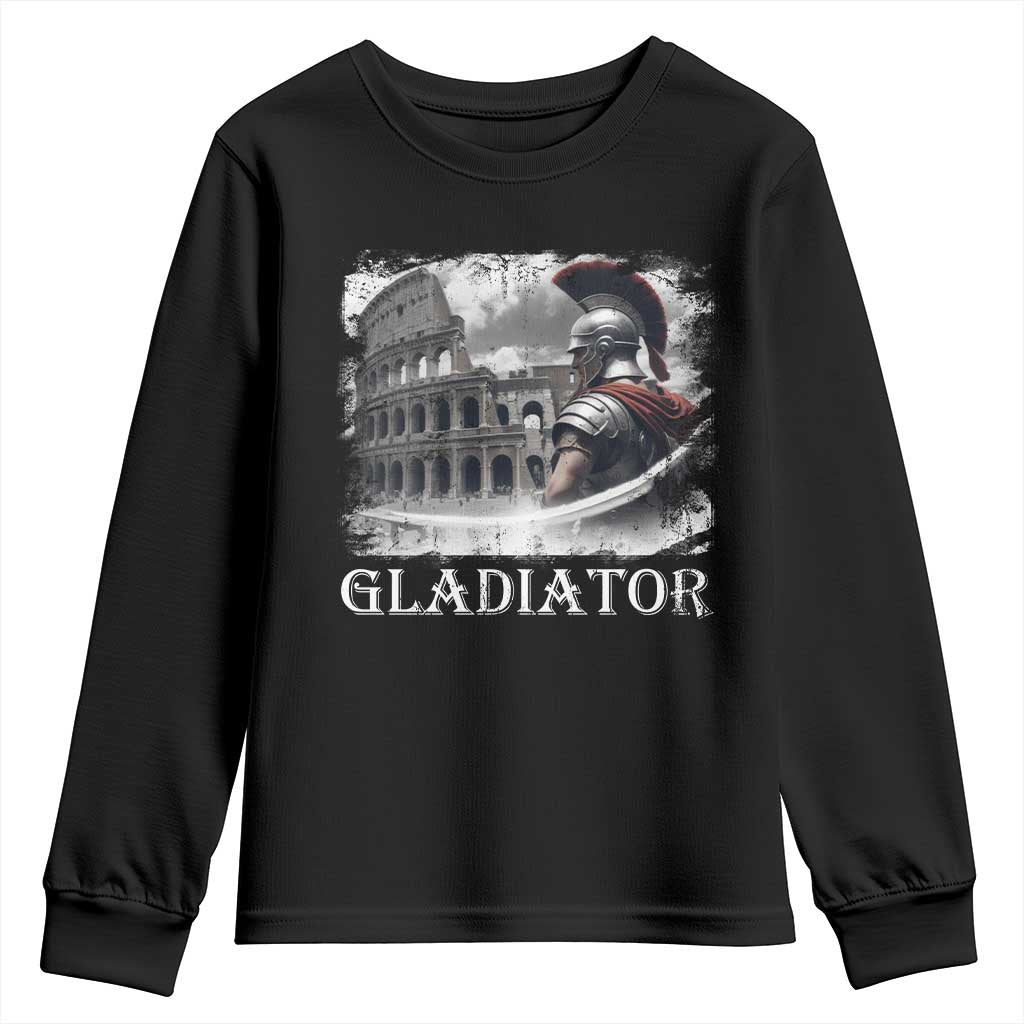Gladiator Roman Warrior Colosseum Youth Sweatshirt