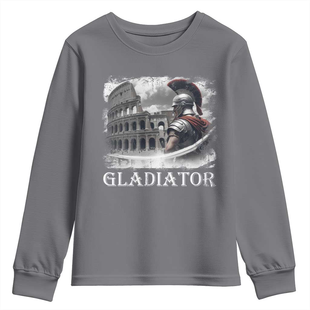 Gladiator Roman Warrior Colosseum Youth Sweatshirt