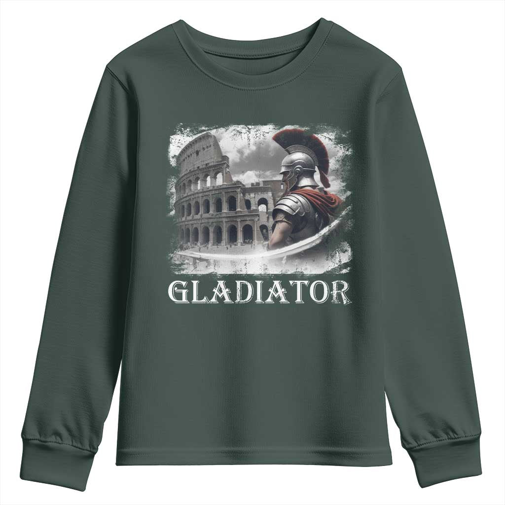 Gladiator Roman Warrior Colosseum Youth Sweatshirt