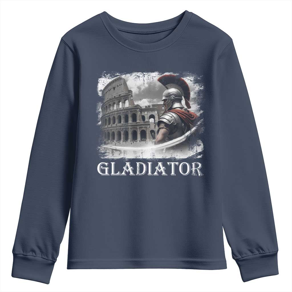 Gladiator Roman Warrior Colosseum Youth Sweatshirt
