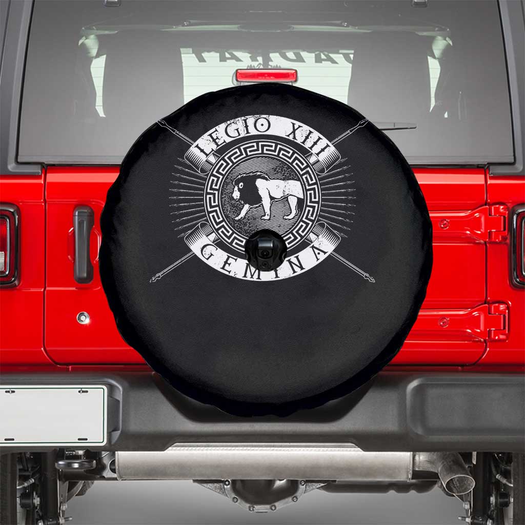 Roman Legion Spare Tire Cover Legio XIII Gemina Roma Warrior