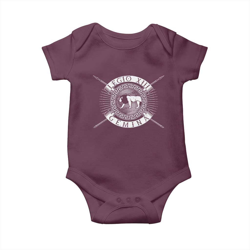 Roman Legion Baby Onesie Legio XIII Gemina Roma Warrior