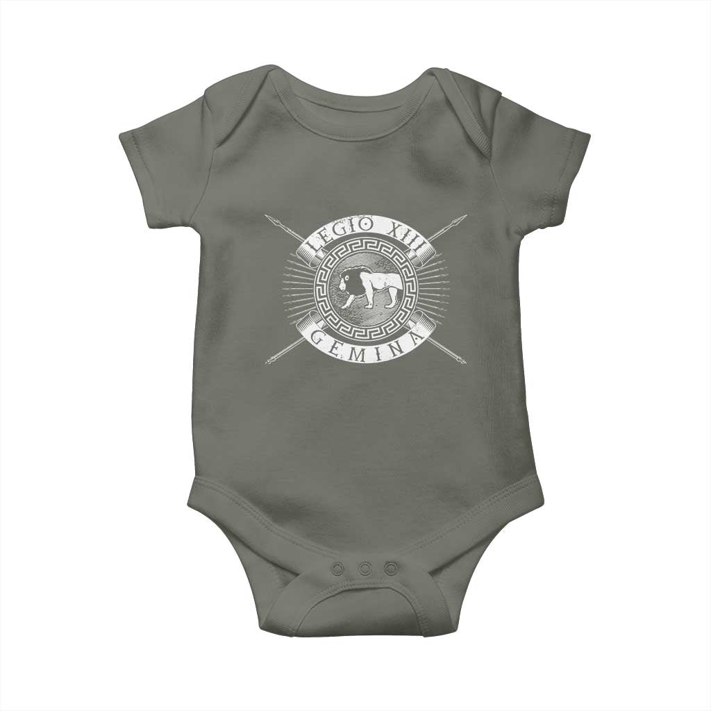 Roman Legion Baby Onesie Legio XIII Gemina Roma Warrior