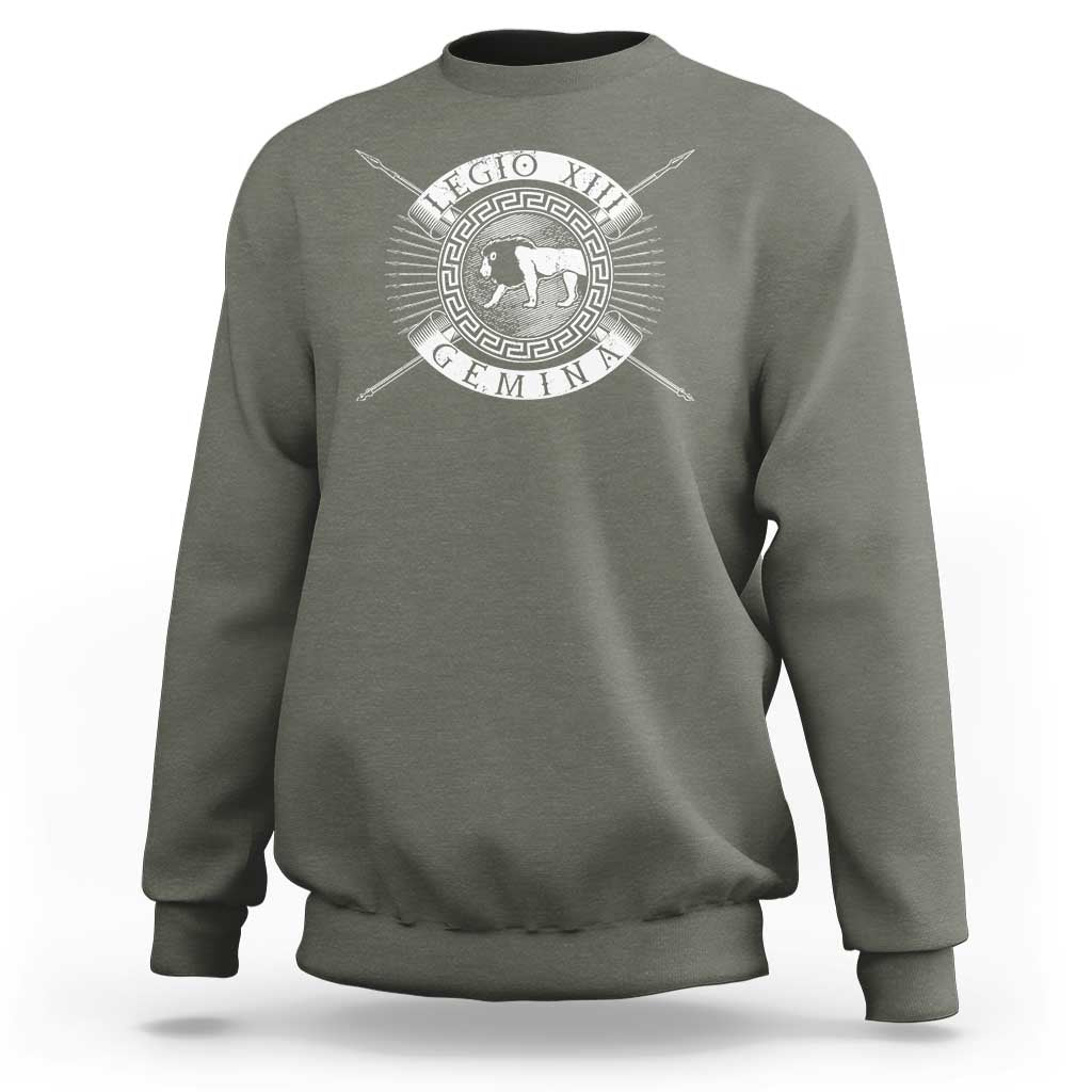 Roman Legion Sweatshirt Legio XIII Gemina Roma Warrior
