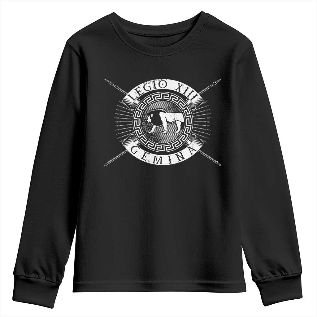 Roman Legion Youth Sweatshirt Legio XIII Gemina Roma Warrior