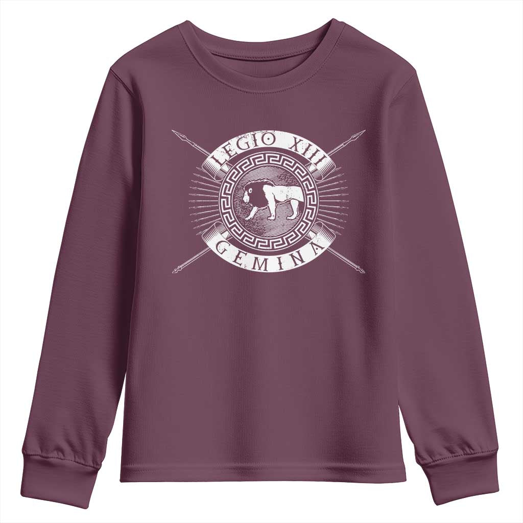 Roman Legion Youth Sweatshirt Legio XIII Gemina Roma Warrior