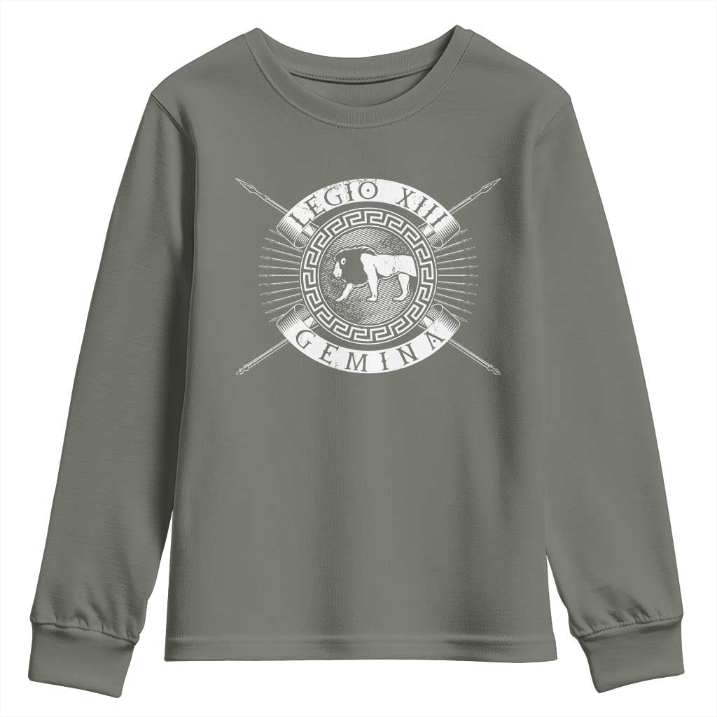 Roman Legion Youth Sweatshirt Legio XIII Gemina Roma Warrior