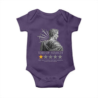 Julius Caesar Baby Onesie Ides Of March Very Bad Would Not Recommend