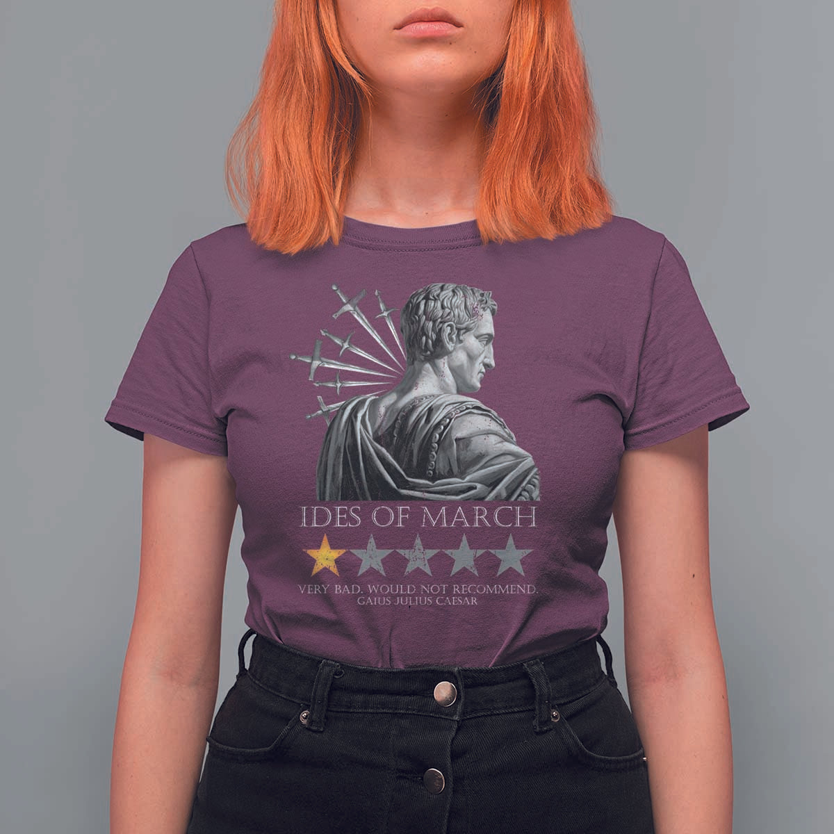 Julius Caesar T Shirt For Women Ides Of March Very Bad Would Not Recommend