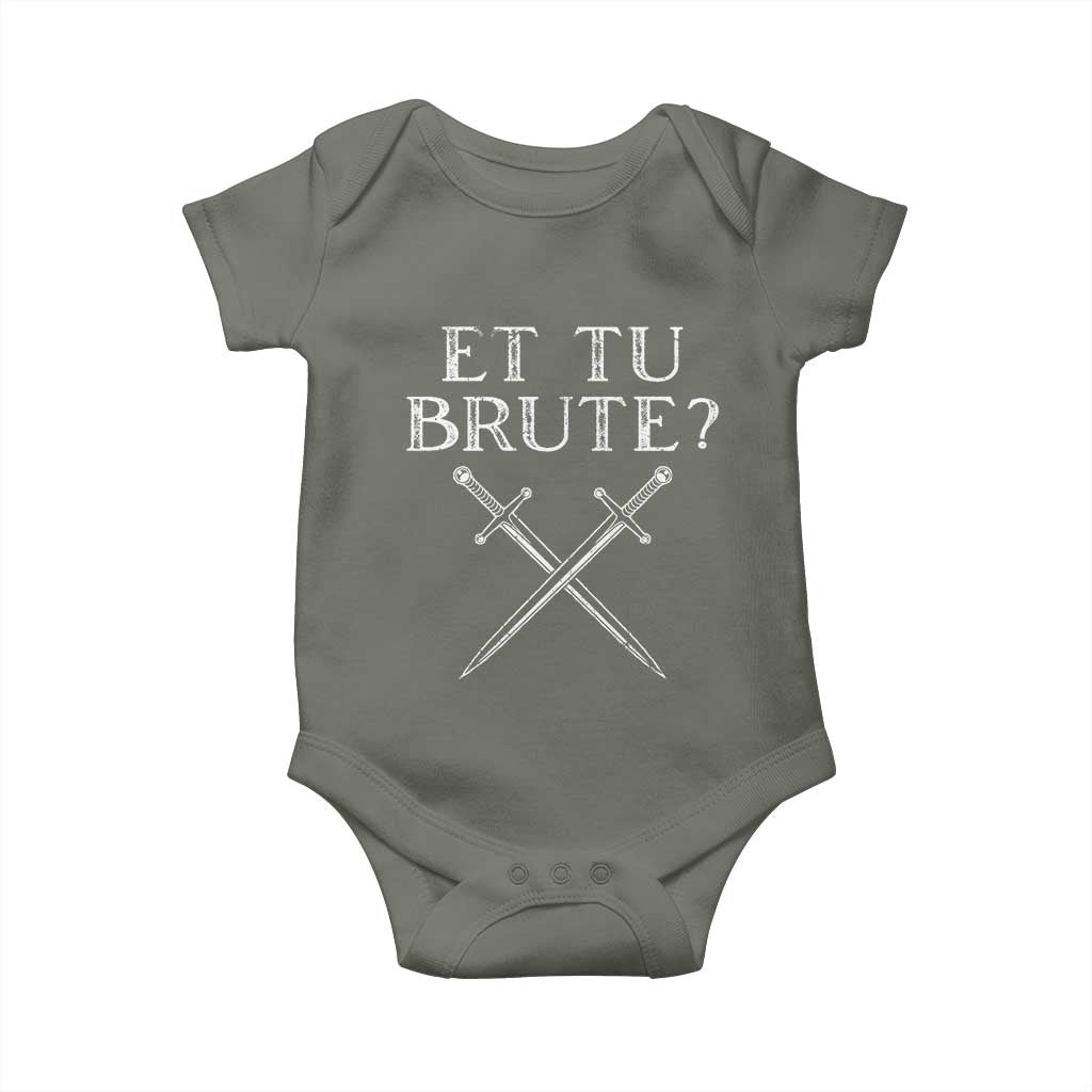 Julius Caesar Ides Of March Baby Onesie Et Tu Brute