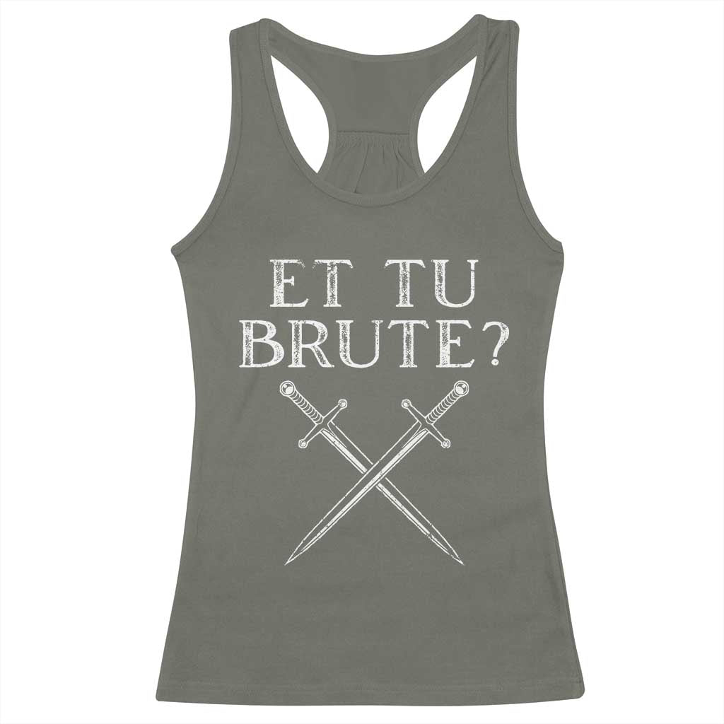 Julius Caesar Ides Of March Racerback Tank Top Et Tu Brute