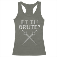 Julius Caesar Ides Of March Racerback Tank Top Et Tu Brute