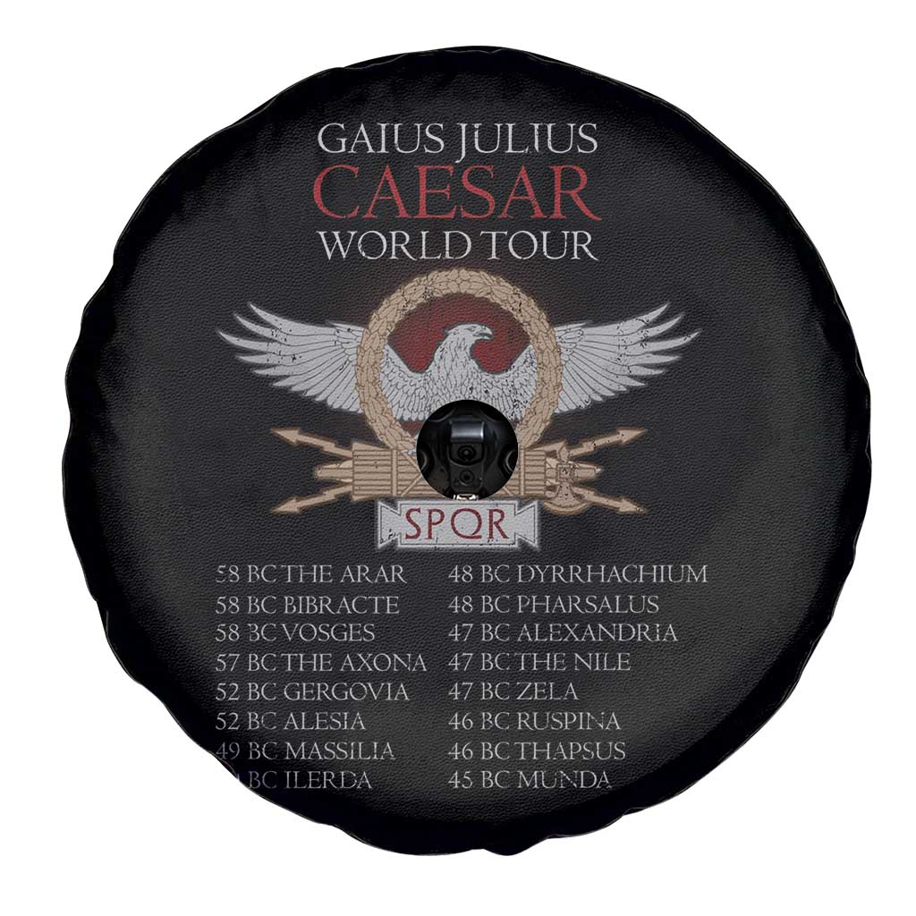 Julius Caesar World Tour Spare Tire Cover SPQR Roman History