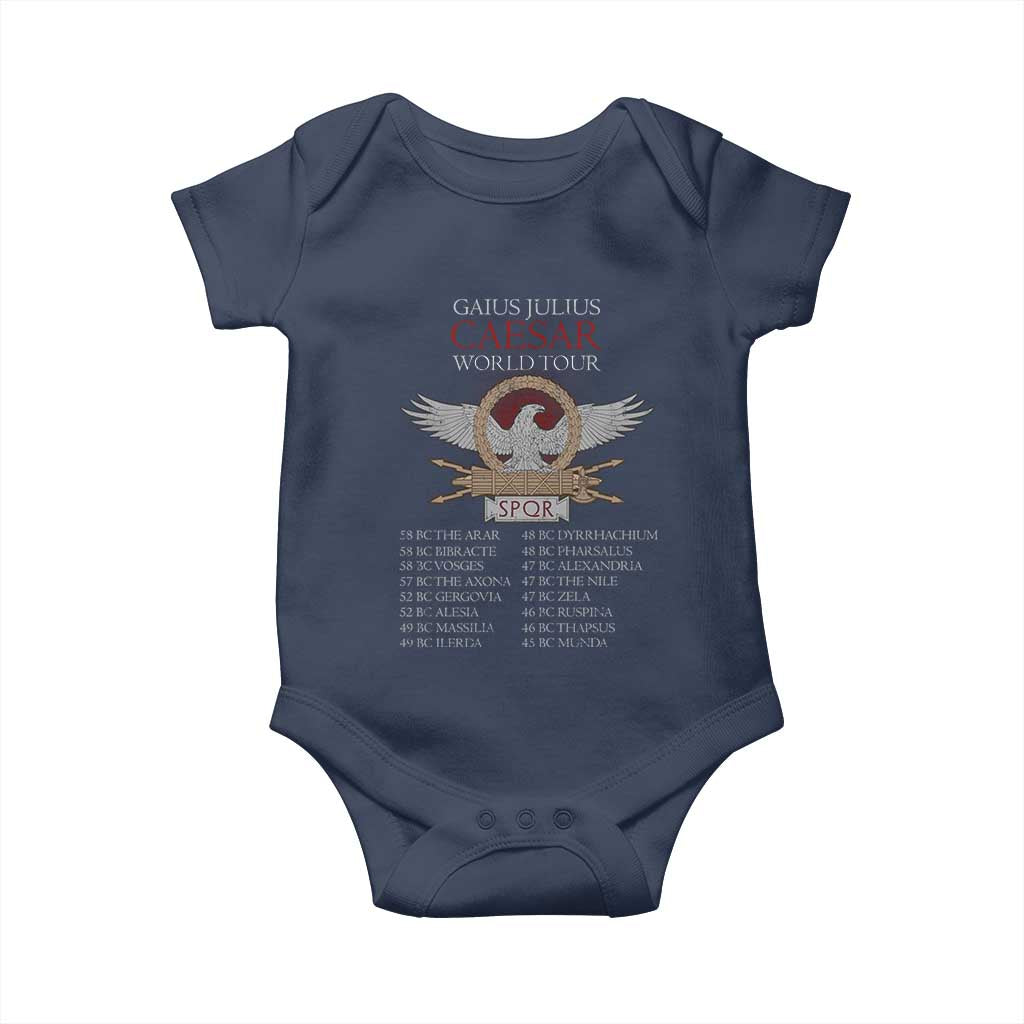Julius Caesar World Tour Baby Onesie SPQR Roman History