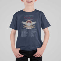 Julius Caesar World Tour T Shirt For Kid SPQR Roman History