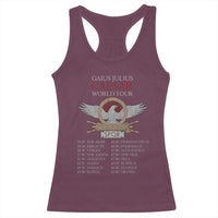 Julius Caesar World Tour Racerback Tank Top SPQR Roman History