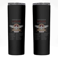Julius Caesar World Tour Skinny Tumbler SPQR Roman History