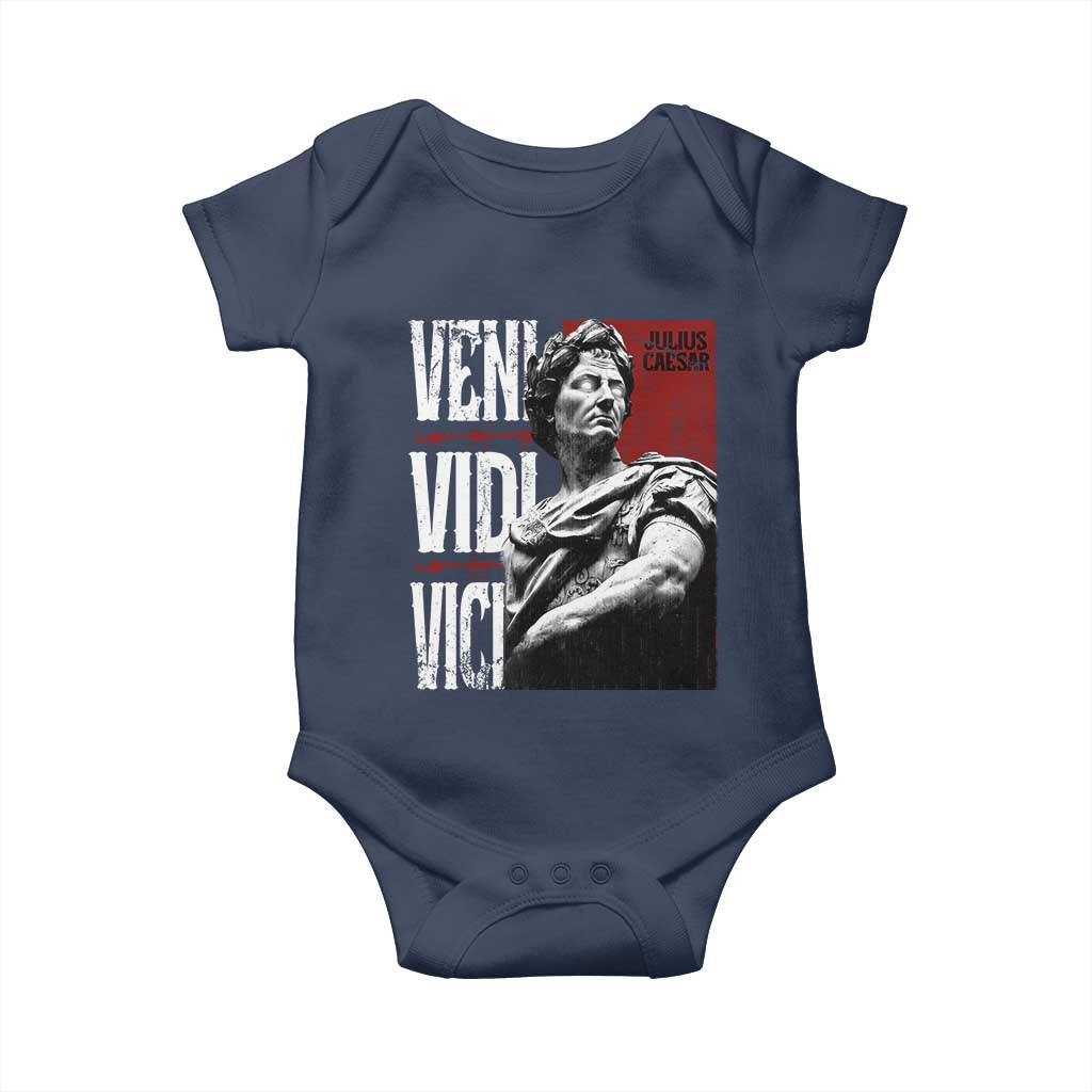 Julius Caesar Baby Onesie Veni Vidi Vici Latin Roman History