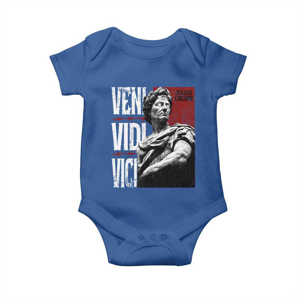 Julius Caesar Baby Onesie Veni Vidi Vici Latin Roman History