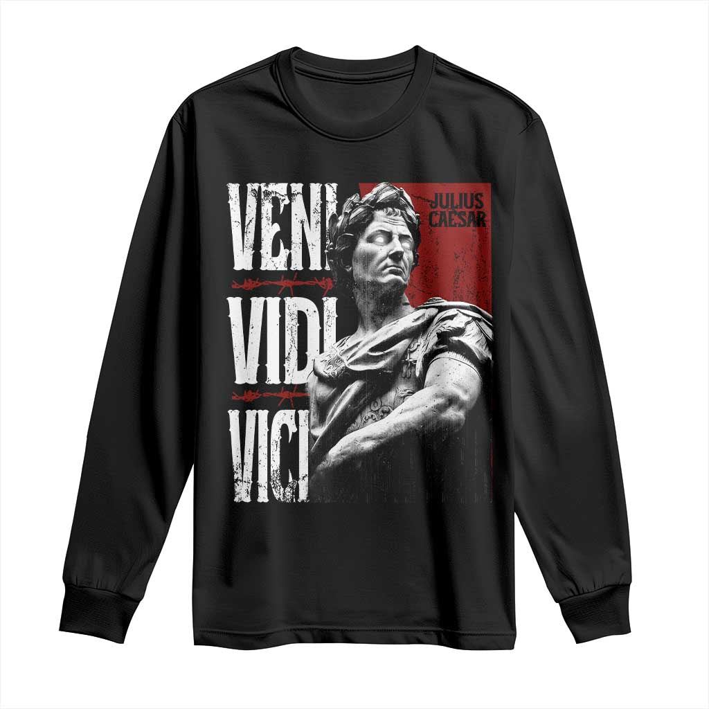 Julius Caesar Long Sleeve Shirt Veni Vidi Vici Latin Roman History