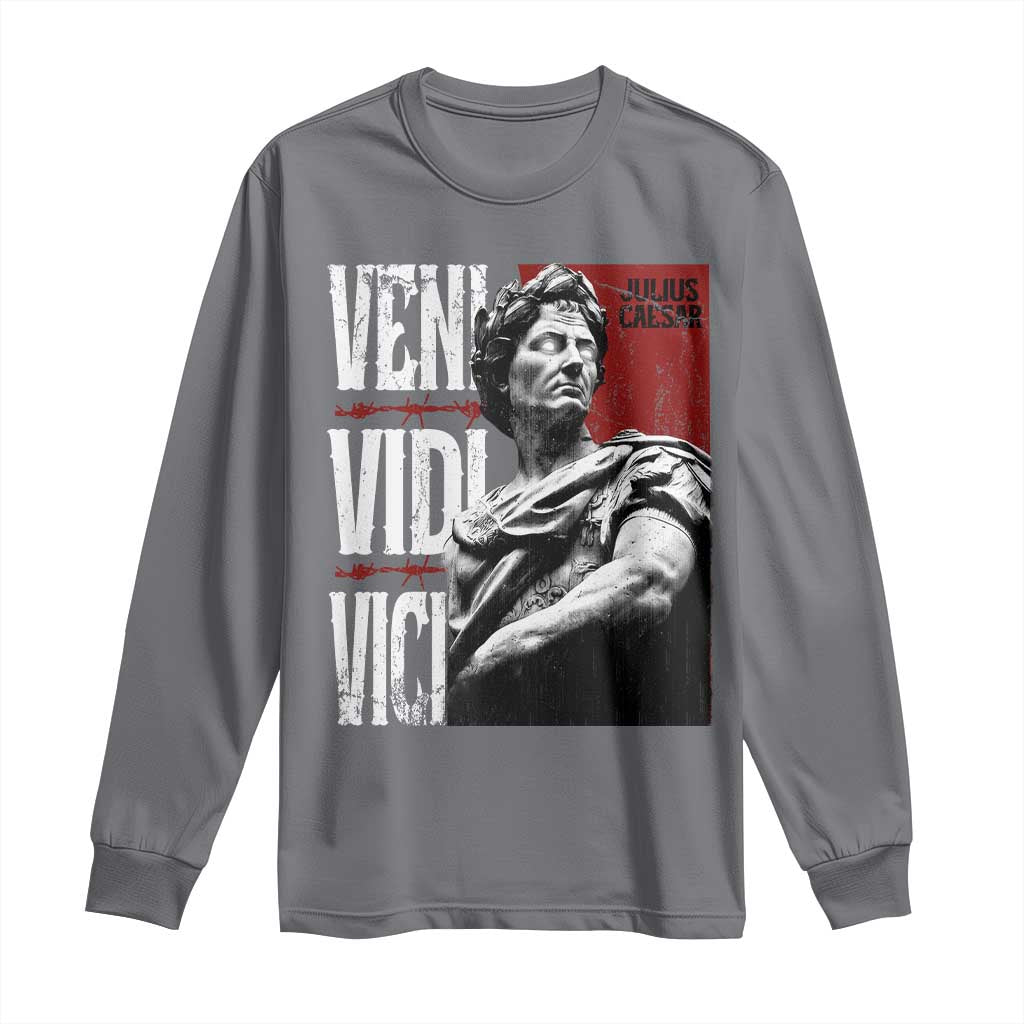 Julius Caesar Long Sleeve Shirt Veni Vidi Vici Latin Roman History