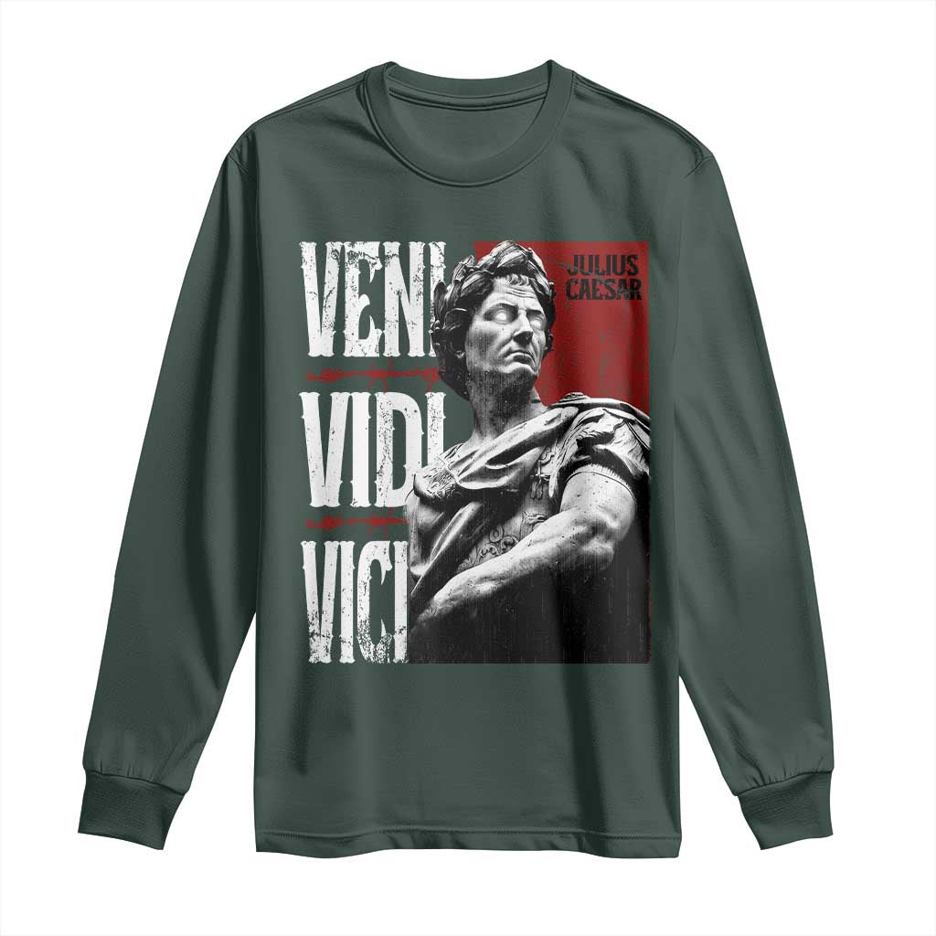 Julius Caesar Long Sleeve Shirt Veni Vidi Vici Latin Roman History