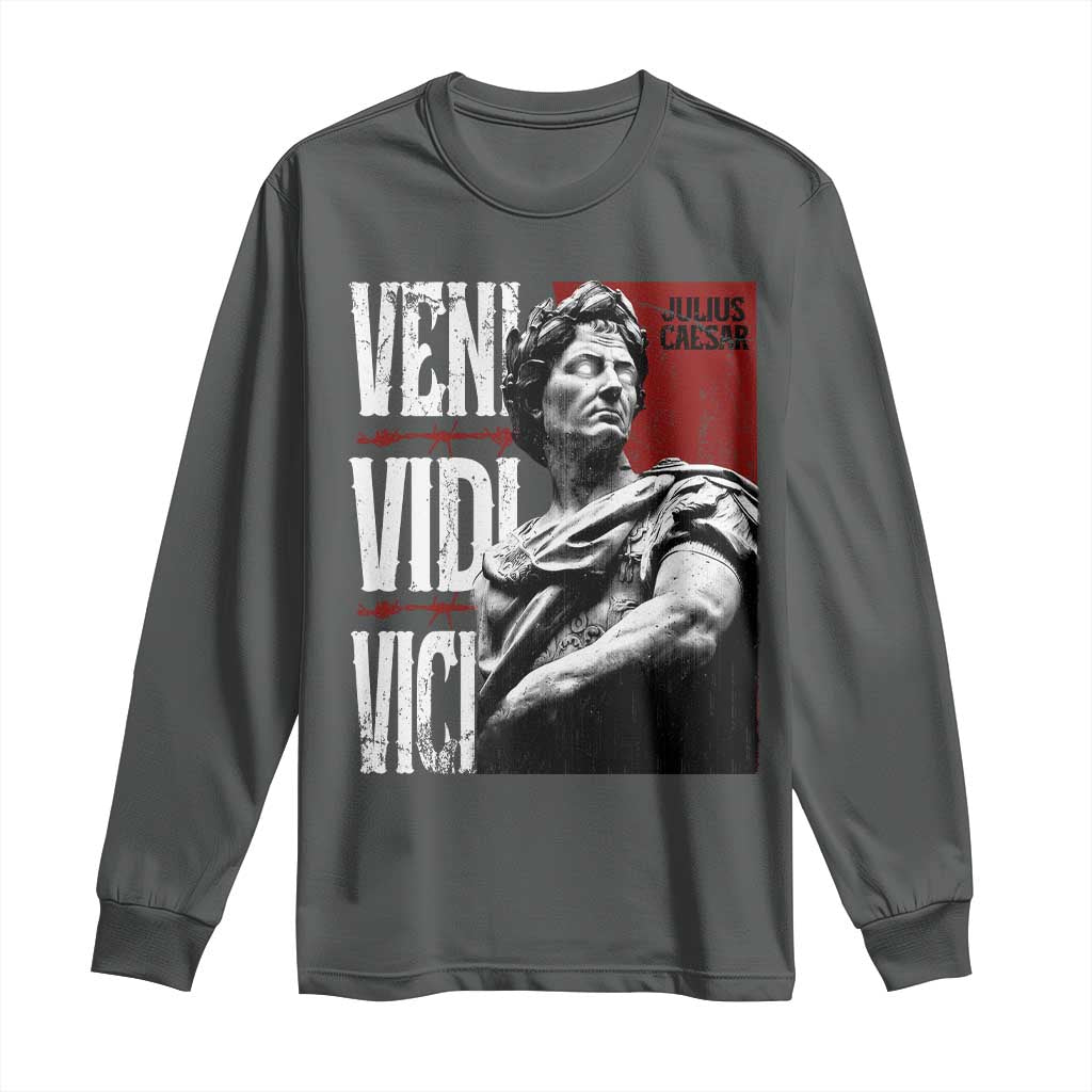Julius Caesar Long Sleeve Shirt Veni Vidi Vici Latin Roman History