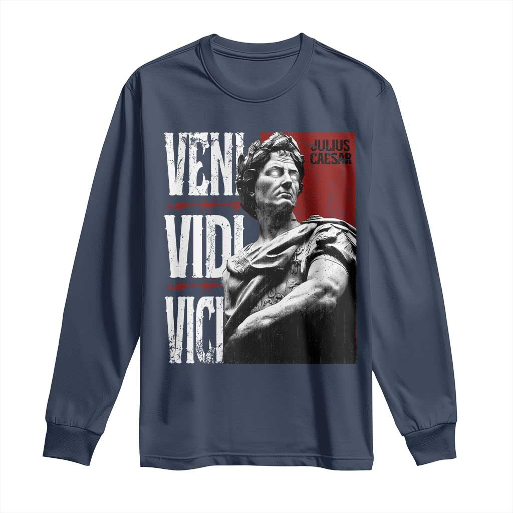 Julius Caesar Long Sleeve Shirt Veni Vidi Vici Latin Roman History