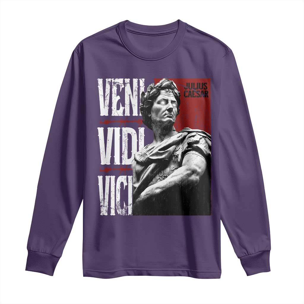 Julius Caesar Long Sleeve Shirt Veni Vidi Vici Latin Roman History