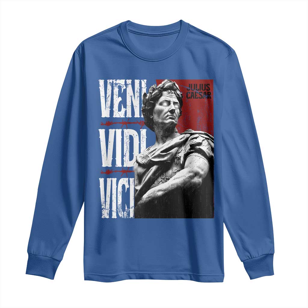 Julius Caesar Long Sleeve Shirt Veni Vidi Vici Latin Roman History