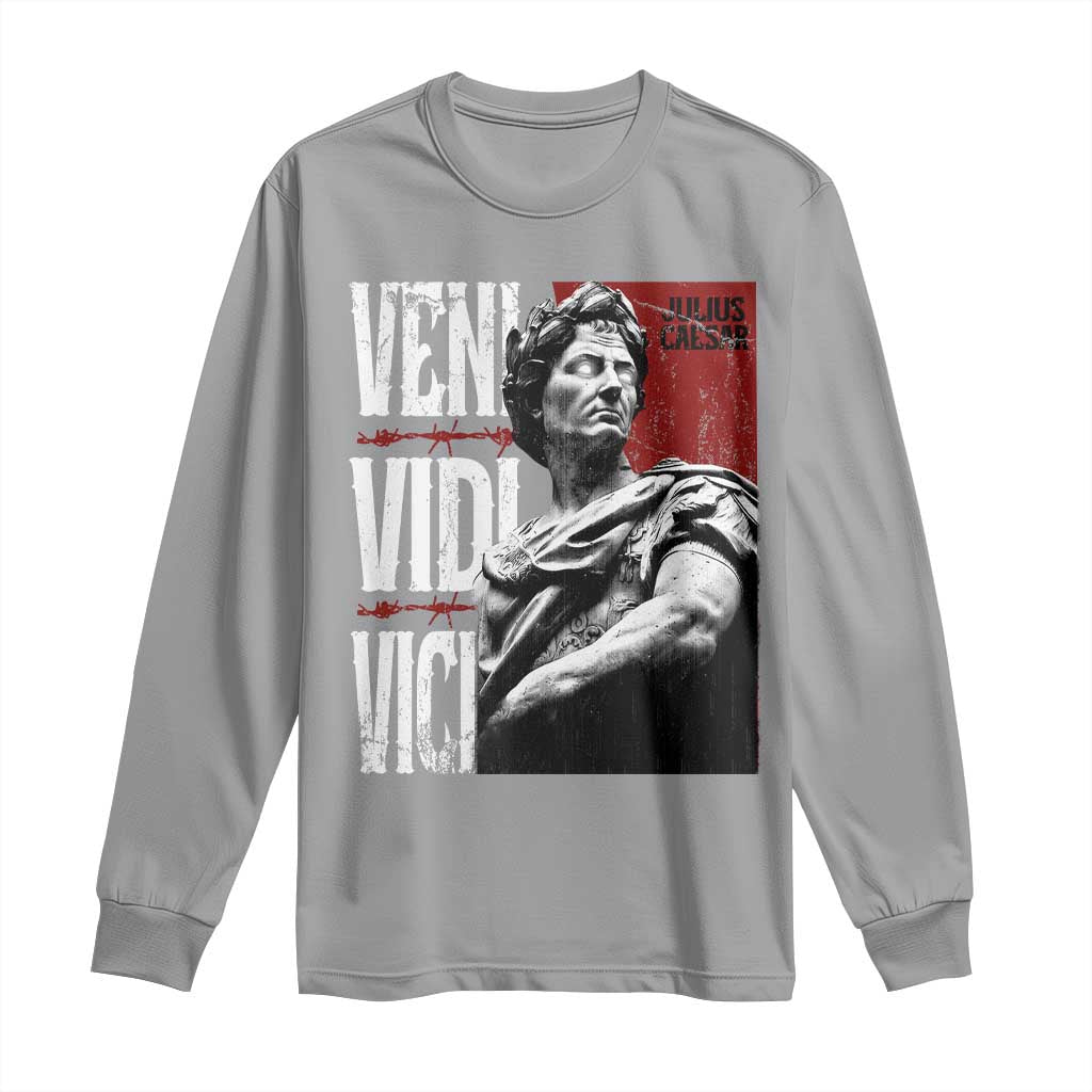 Julius Caesar Long Sleeve Shirt Veni Vidi Vici Latin Roman History