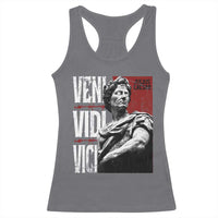 Julius Caesar Racerback Tank Top Veni Vidi Vici Latin Roman History
