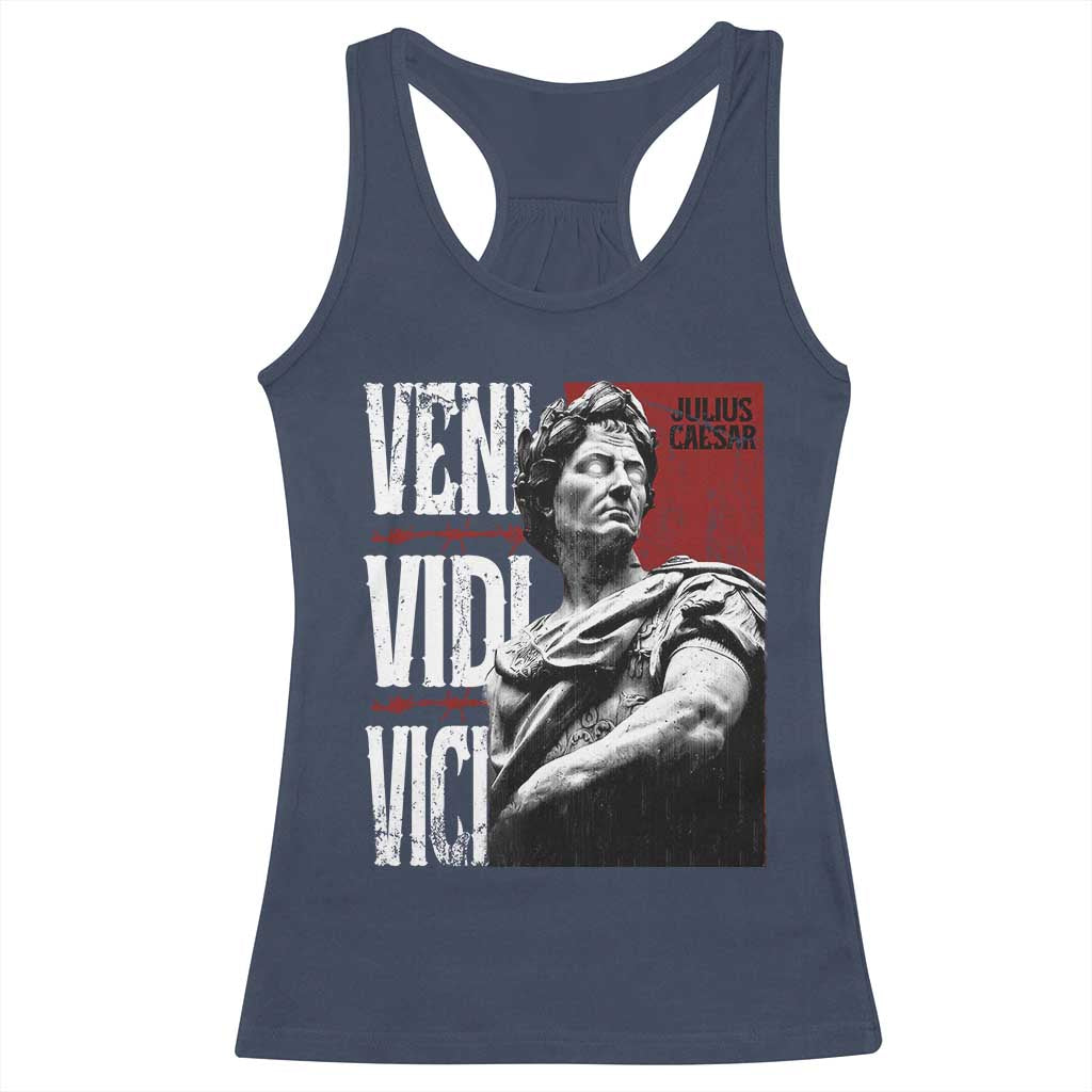 Julius Caesar Racerback Tank Top Veni Vidi Vici Latin Roman History