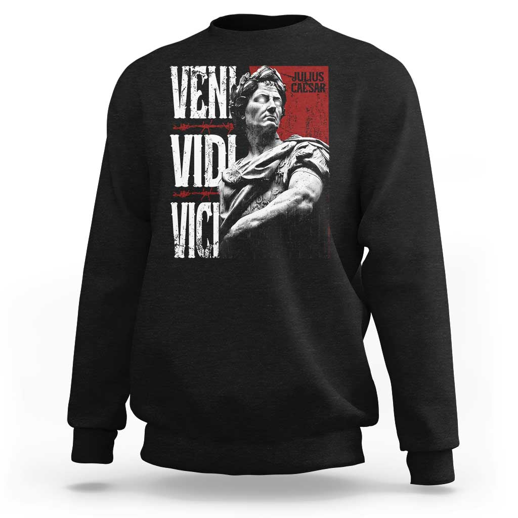 Julius Caesar Sweatshirt Veni Vidi Vici Latin Roman History