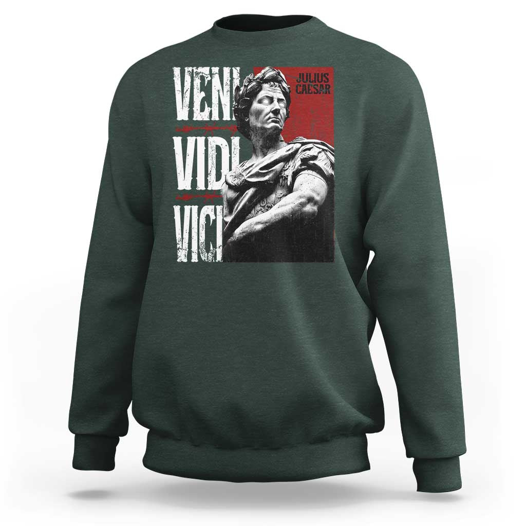 Julius Caesar Sweatshirt Veni Vidi Vici Latin Roman History
