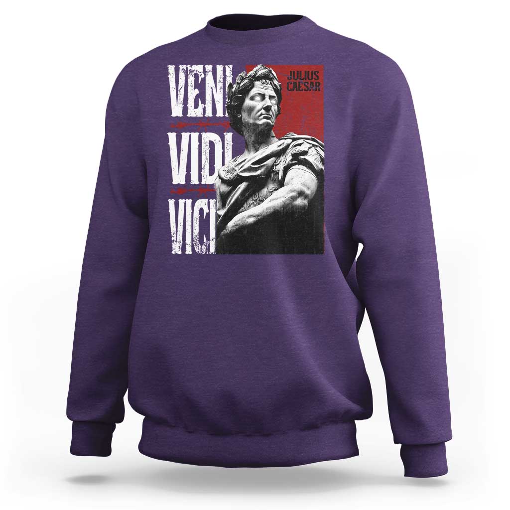 Julius Caesar Sweatshirt Veni Vidi Vici Latin Roman History
