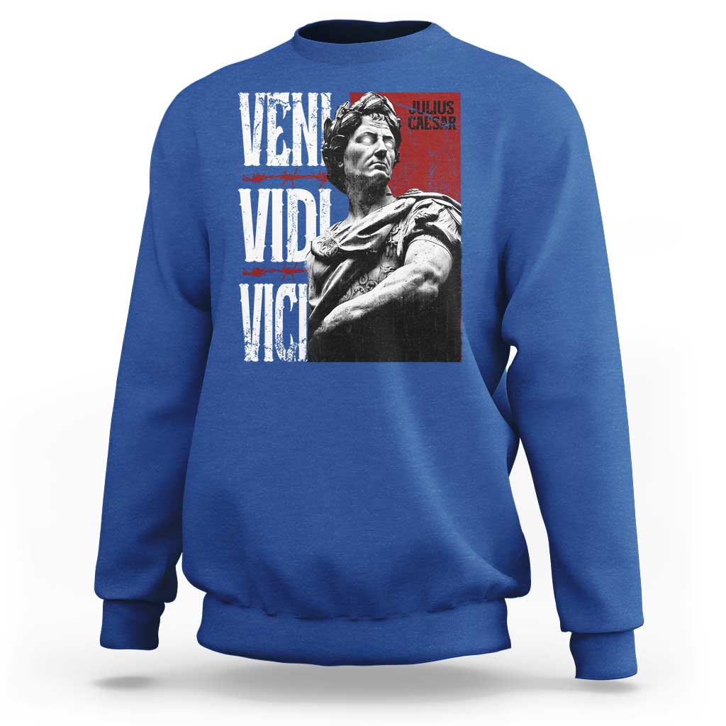 Julius Caesar Sweatshirt Veni Vidi Vici Latin Roman History