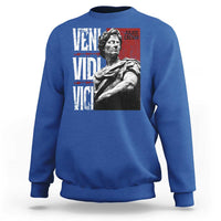Julius Caesar Sweatshirt Veni Vidi Vici Latin Roman History