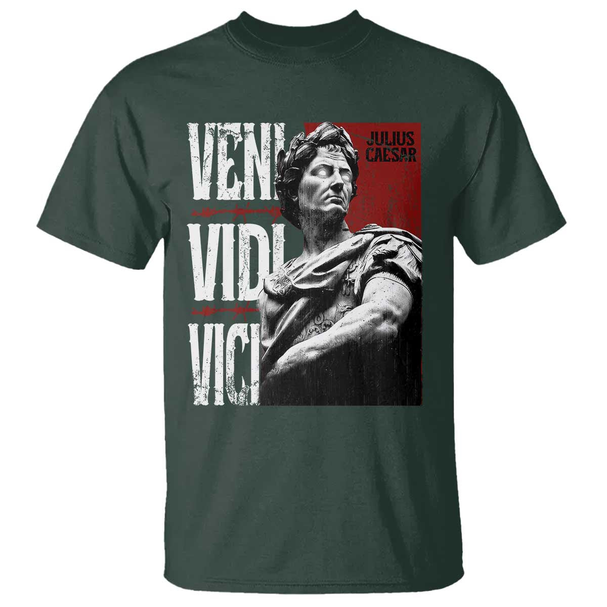Julius Caesar T Shirt Veni Vidi Vici Latin Roman History
