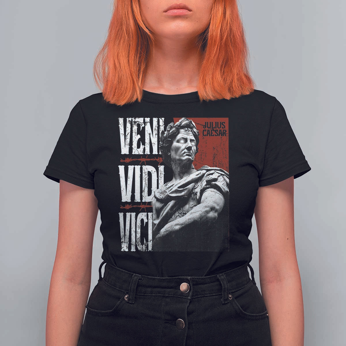 Julius Caesar T Shirt For Women Veni Vidi Vici Latin Roman History