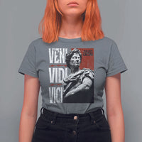 Julius Caesar T Shirt For Women Veni Vidi Vici Latin Roman History